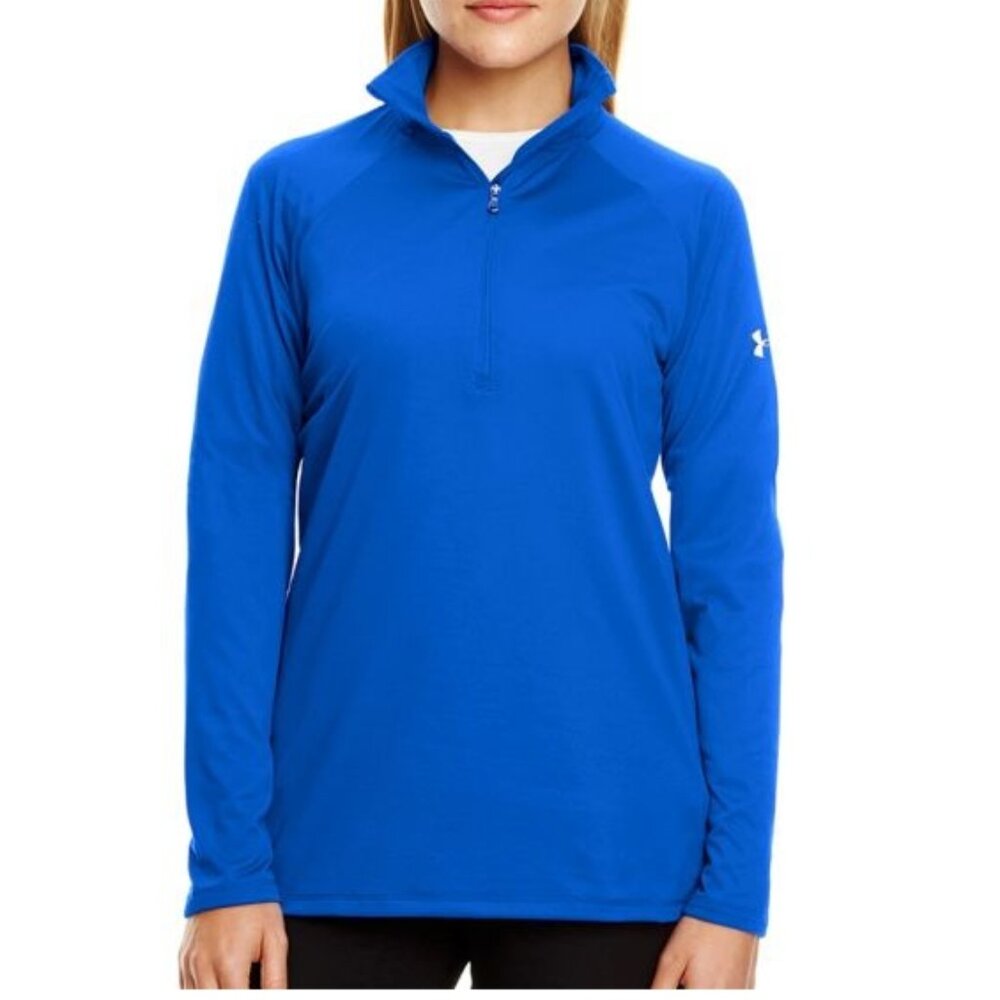 Under Armour Ladies UA Tech 1/4-Zip Pullover Royal Size L (New).